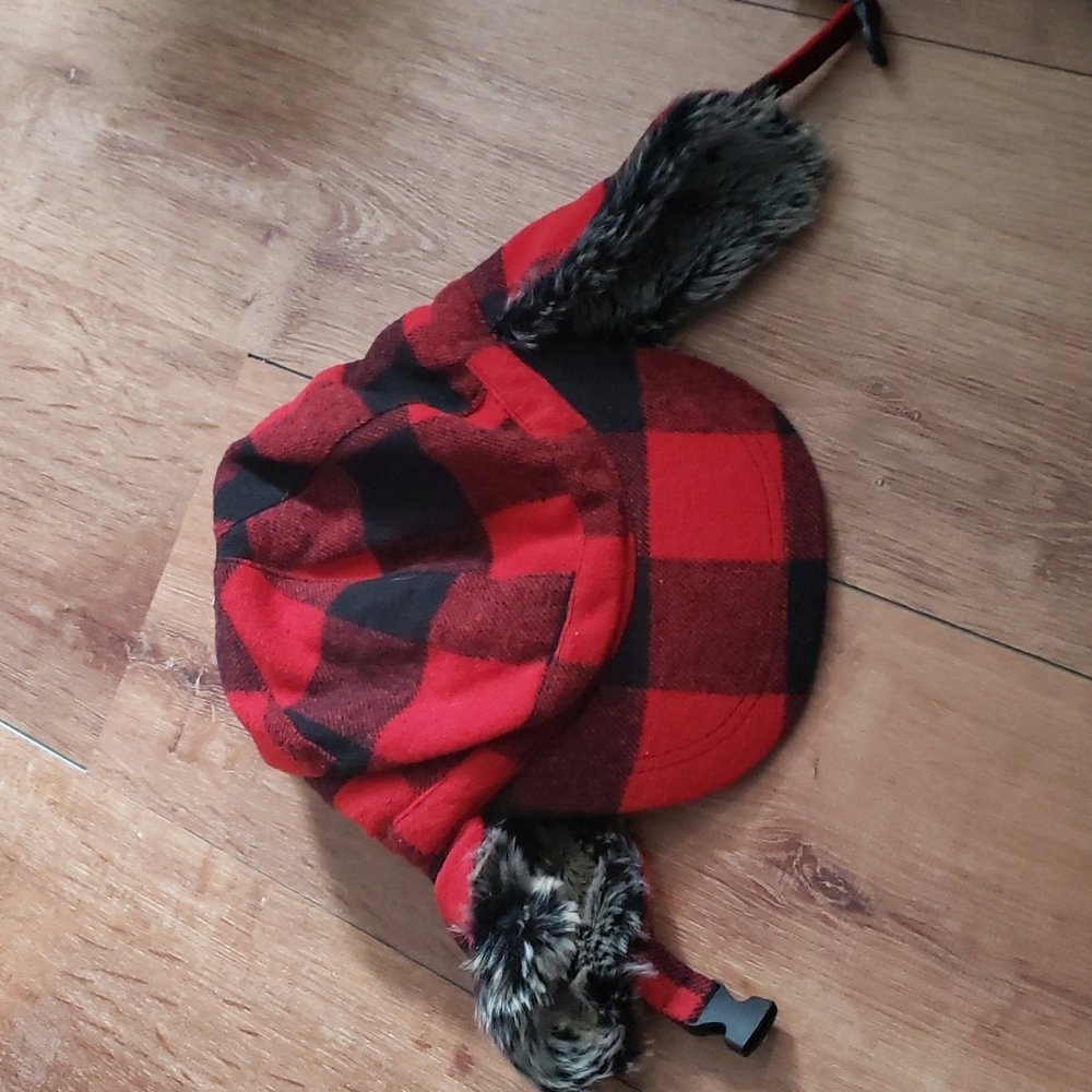 Red winter hat